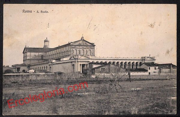ai0935 - CARTOLINA D'EPOCA - Roma Città - San Paolo