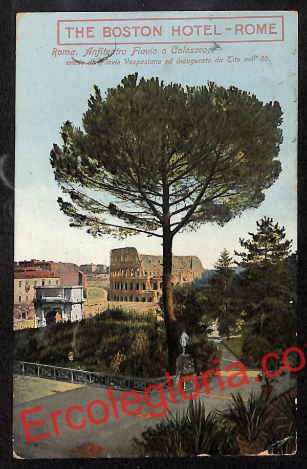 ai0962 - CARTOLINA D'EPOCA - Roma Città - Anfiteatro Flavio o Colosseo