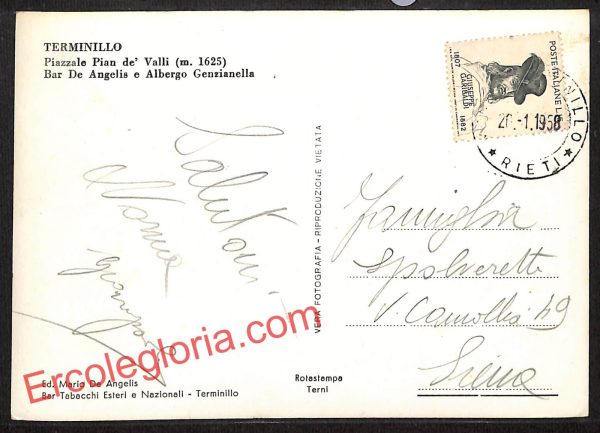 ai0524- CARTOLINA D'EPOCA - Rieti Provincia - Monte Terminillo - immagine 2
