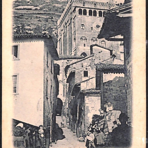 ac3235 - CARTOLINA  D'EPOCA - Perugia Provincia - GUBBIO  1900