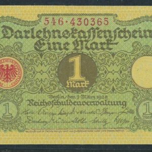 P2750 - GERMANY PAPER MONEY PICK CAT. NR. 58 UNCIRCULATED