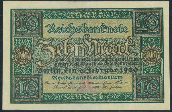 P2755 - GERMANY PAPER MONEY PICK 67 IN UNC,. CONDITION.