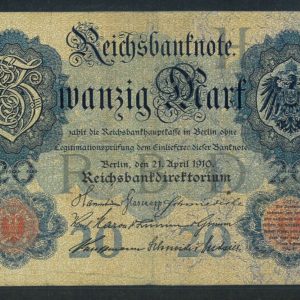P2757 - GERMANY PAPER MONEY , PICK NR. 40 B VERY FINE CONDITION