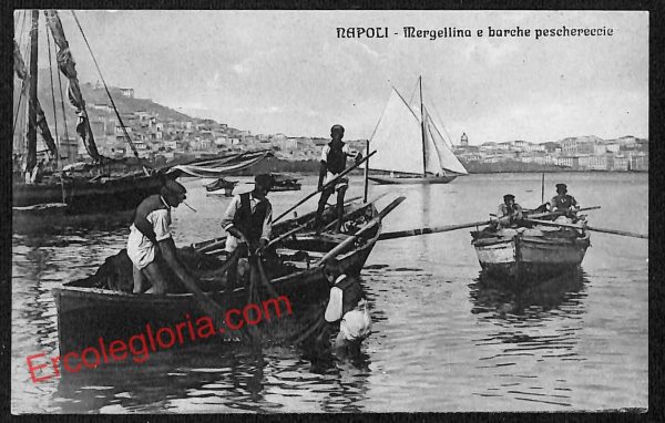 ah3254 - CARTOLINE D'EPOCA - Napoli Citta - Mergellina