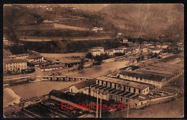 ae1566 - CARTOLINA  D'EPOCA - Bergamo  Provincia - Ponte Nossa