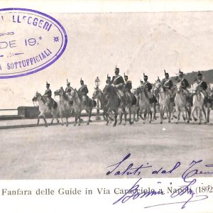 ab8606  - CARTOLINA  D'EPOCA - Napoli  Città - VIA CARACCIOLO  1904