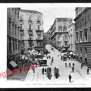 ah3261 - CARTOLINE D'EPOCA - Napoli Citta - Piazza Monte Oliveto