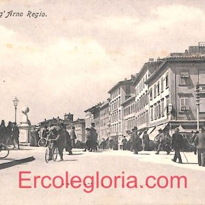 ad0231 - CARTOLINA D'EPOCA - Pisa Città - Lung' Arno Regio