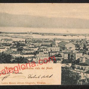 ag8418 - CARTOLINA D'EPOCA - Messina Città - Panorama