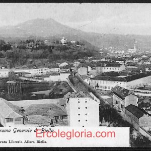 ae1788 - CARTOLINA  D'EPOCA - Biella Città - Panorama   1910