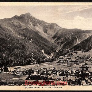 ad9909 - CARTOLINA  D'EPOCA - Aosta Provincia - Courmayeur  1950
