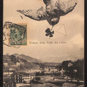 ae1790 - CARTOLINA  D'EPOCA - Biella Città - Veduta della Valle del Cervo