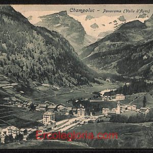 ad9930 - CARTOLINA  D'EPOCA - Aosta Provincia - Champoluc  1916
