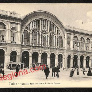 ai8557 - CARTOLINA D'EPOCA - Torino Città - Stazione di Porta Nuova