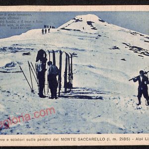 ag4454 - CARTOLINA D'EPOCA - Imperia Città - Monte Saccarello