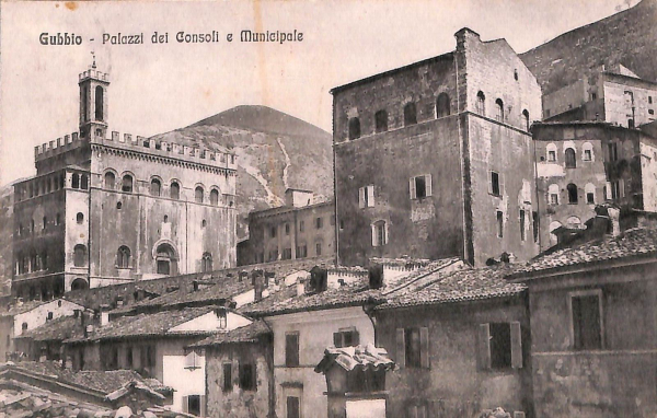 ac3238 - CARTOLINA  D'EPOCA - Perugia Provincia - GUBBIO  1926