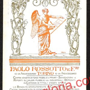 ai8560 - CARTOLINA D'EPOCA - Torino Città - Paolo Rossotto