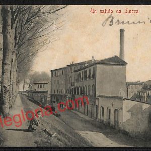ag6345  - CARTOLINA D'EPOCA - Lucca Città - Molino S. Jacopo  1905
