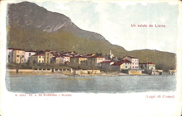 ab6337 - CARTOLINA  D'EPOCA - Como Provincia : LIERNA