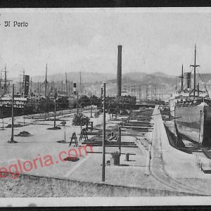 ag0840 - CARTOLINA D'EPOCA - Genova Città - Il Porto  1922