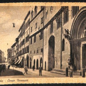 aa9806 - CARTOLINA  D'EPOCA - Perugia Città - Corso Vannucci