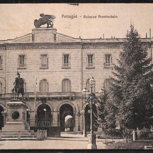 aa9807 - CARTOLINA  D'EPOCA - Perugia Città - Palazzo Provinciale  1912