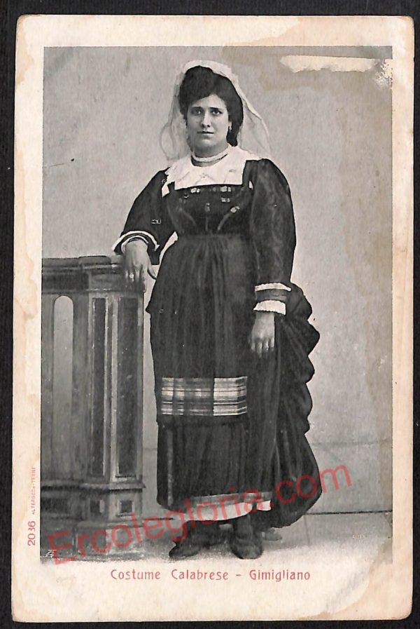 ae4980 - CARTOLINA D'EPOCA - Chieti Città - Costume Calabrese