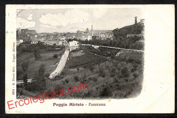ai0530 - CARTOLINA D'EPOCA - Rieti Provincia - Poggio Mirteto