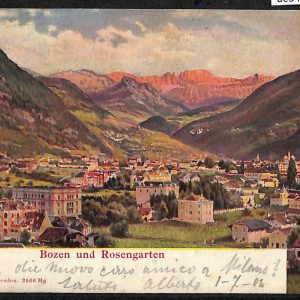 ae3479 - CARTOLINA  D'EPOCA - Bolzano Città - Panorama