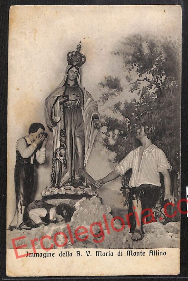 ag5744 - CARTOLINA D'EPOCA - Latina Città - Immagine della B. V. Maria