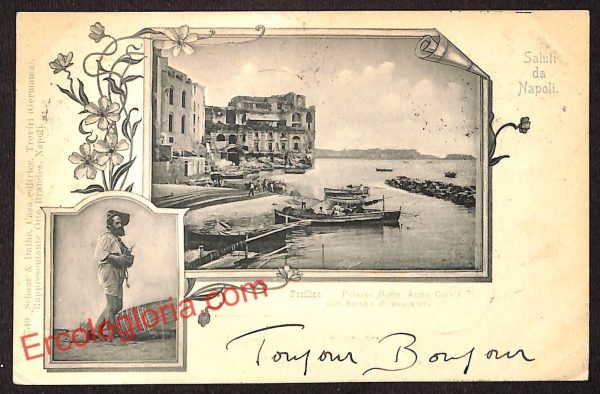 ah3845 - CARTOLINA D'EPOCA - Napoli  Provincia - Posillipo