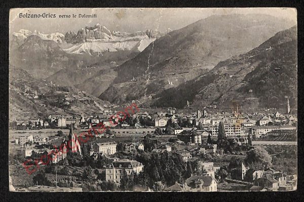 ae3502 - CARTOLINA  D'EPOCA - Bolzano Città - Dolomiti  1931