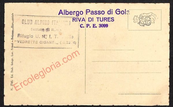 ae3513 - CARTOLINA  D'EPOCA - Bolzano Città - Riva di Tures - immagine 2