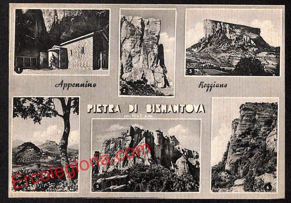 ah9818 - CARTOLINA D'EPOCA - Reggio Emilia Provincia - Pietra di Bismantova