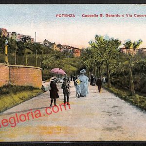 ah8908 - CARTOLINA D'EPOCA - Potenza Città - Via Caserma Basilicata