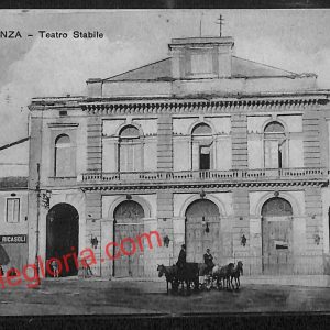 ah8909 - CARTOLINA D'EPOCA - Potenza Città - Teatro Stabile