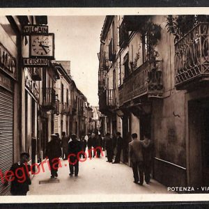 ah8910 - CARTOLINA D'EPOCA - Potenza Città - Via Pretoria