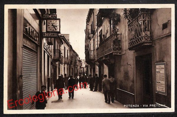ah8910 - CARTOLINA D'EPOCA - Potenza Città - Via Pretoria