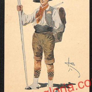 ah8913 - CARTOLINA D'EPOCA - Potenza - Concorso Costumi Italici della U.O.E.I.