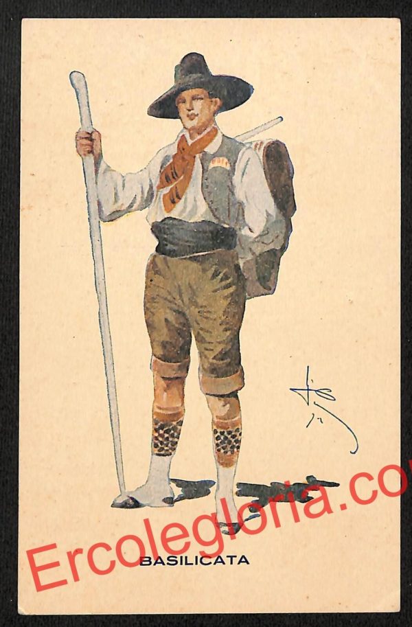 ah8913 - CARTOLINA D'EPOCA - Potenza - Concorso Costumi Italici della U.O.E.I.