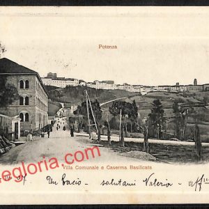 ah8917 - CARTOLINA D'EPOCA - Potenza Città - Caserma Basilicata