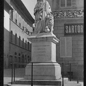 ae0082 - CARTOLINA  D'EPOCA - Arezzo  Città - Monumento Fossombroni