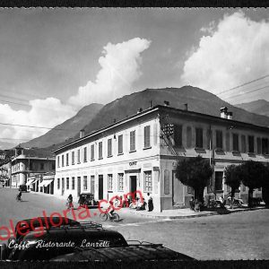 ai6751 - CARTOLINA D' EPOCA - Sondrio Città - Caffe Ristorante Lanzetti