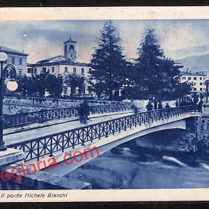 ai6757 - CARTOLINA D' EPOCA - Sondrio Città - Il Ponte Michele Bianchi