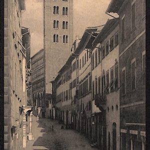 ae0094 - CARTOLINA  D'EPOCA - Arezzo  Città - Corso Vittorio Emanuele  1912