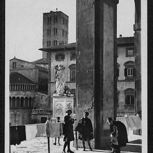 ae0095 - CARTOLINA  D'EPOCA - Arezzo  Città - Statua a Ferdinando III