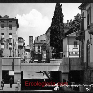 ae0099 - CARTOLINA  D'EPOCA - Arezzo  Città - Sottopassaggio Via V. Veneto