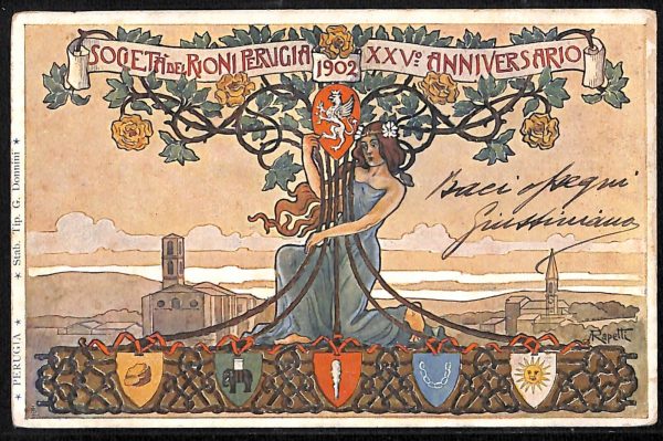 aa9992 - CARTOLINA  D'EPOCA - Perugia Città  1902