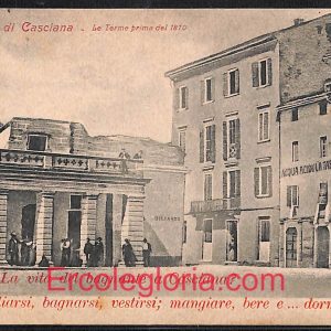 ad6813 - CARTOLINA D'EPOCA - Pisa Provincia - CASCIANA   1907