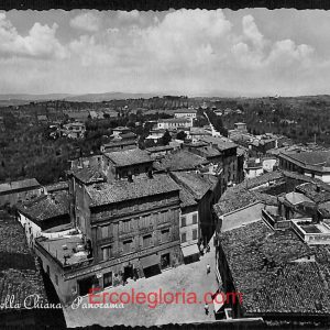 ae0354 - CARTOLINA  D'EPOCA - Arezzo Provincia - Foiano della Chiana  1955